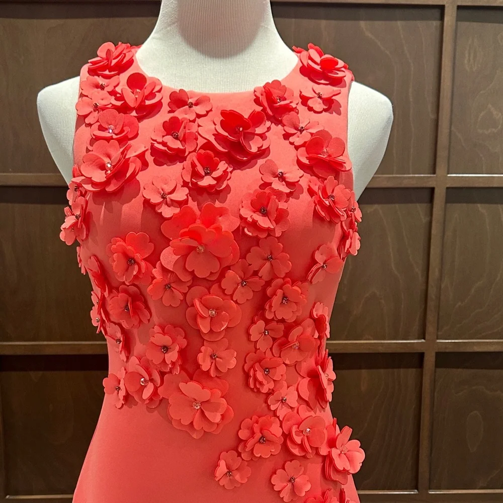 Badgley Mischka Coral Gown